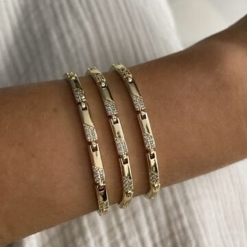 İthal Taş Detaylı Tasarım Bileklik Velia