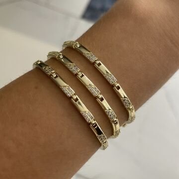 İthal Taş Detaylı Tasarım Bileklik Velia