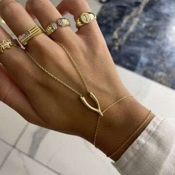 925 Ayar Gümüş İthal Lades Model Şahmeran Lades