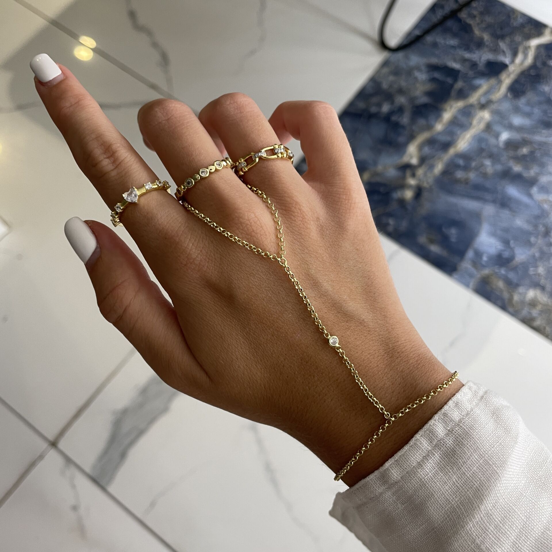 925 Ayar Gümüş İthal Taş Detaylı Şahmeran İlayda