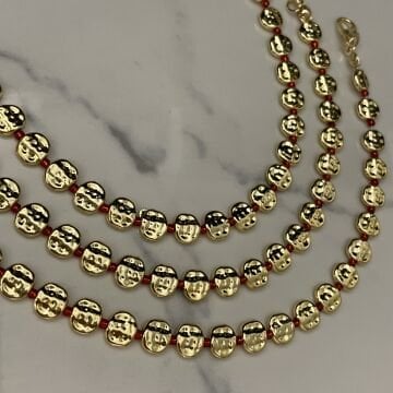 Pullu Kırmızı Taşlı Bileklik Brilla