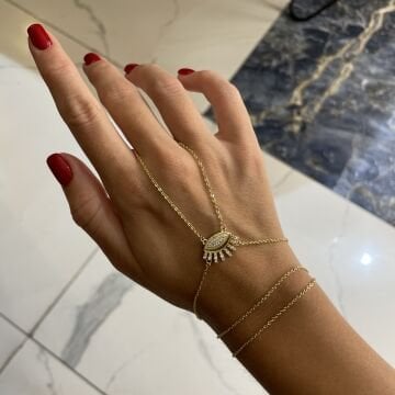 İthal Taşlı Tasarım Göz Şahmeran