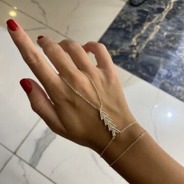 İthal Taşlı Ok Model Şahmeran