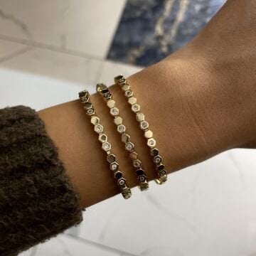 İthal Taş Detaylı Tasarım Bileklik