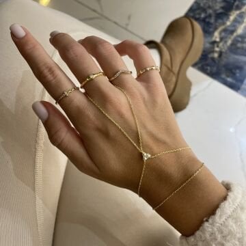 925 Ayar Gümüş İthal İncili Şahmeran İncim