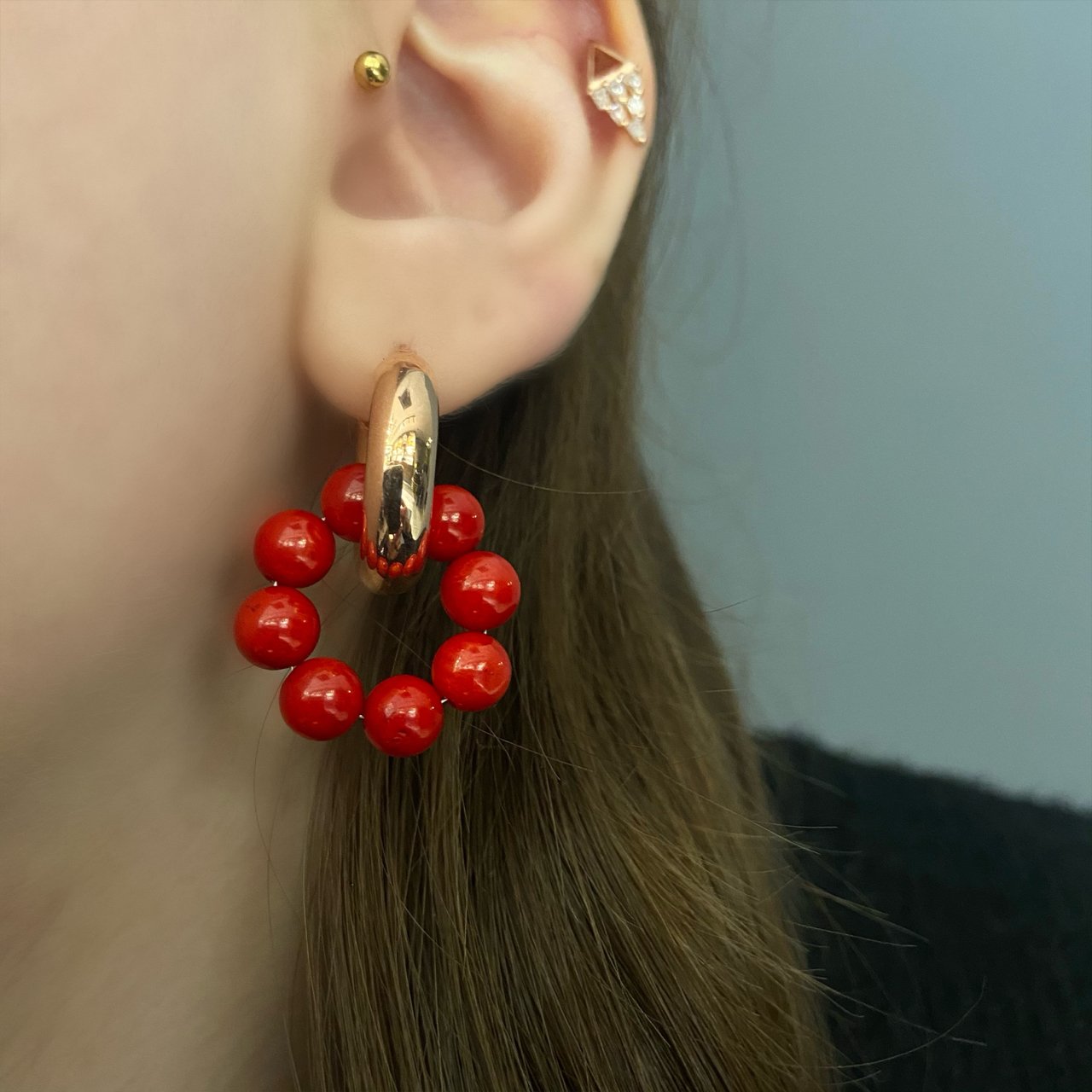 Esmeralda Tek - Kırmızı