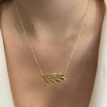 925 Ayar Gümüş Başak Kolye Başak