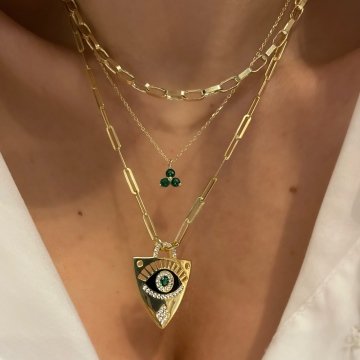 925 Ayar Gümüş Zincir Kolye Monaco