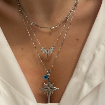 925 Ayar Gümüş İthal Zincir Lucia