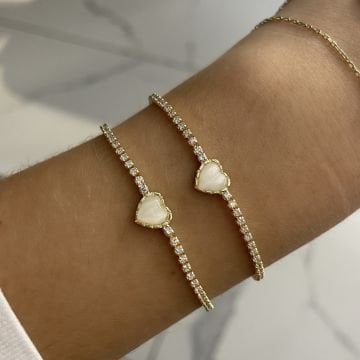 İthal Sedef Taşlı Su Yolu Bileklik Marissa