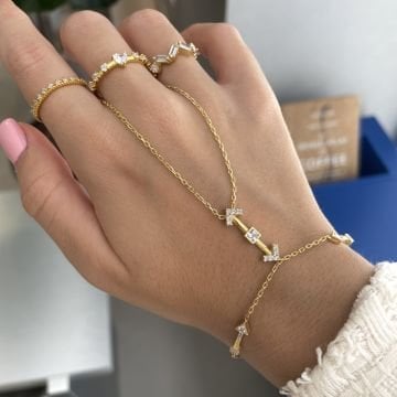 925 Ayar Gümüş Ok Detaylı İthal Özel Tasarım Şahmeran Elsa