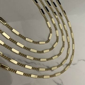 İthal Tasarım Zincir Kolye