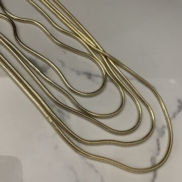 İthal Yılan Zincir Kolye Noria