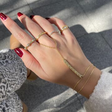 925 Ayar Gümüş İthal Balık Sırtı Model Şahmeran