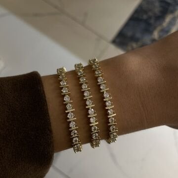 İthal Taşlı Tasarım Bileklik