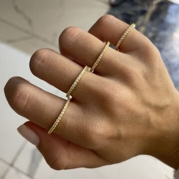 925 Ayar Gümüş İthal Tamtur Yüzük Sakin