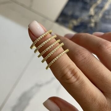 925 Ayar Gümüş İthal Tamtur Yüzük Sakin