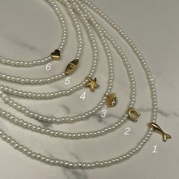 Tasarım İnci Kolye Pure