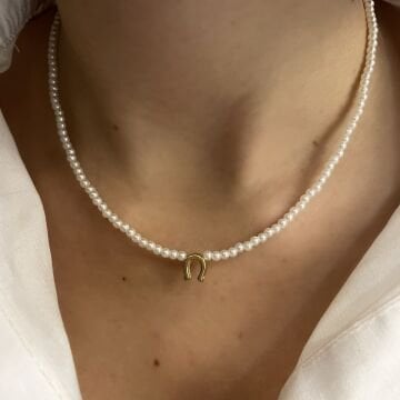 Tasarım İnci Kolye Pure