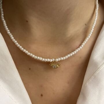 Tasarım İnci Kolye Pure