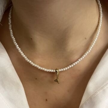 Tasarım İnci Kolye Pure