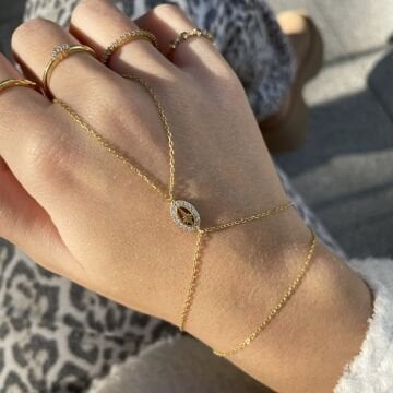 925 Ayar Gümüş Taşlı Kutup Yıldızı Şahmeran Vega