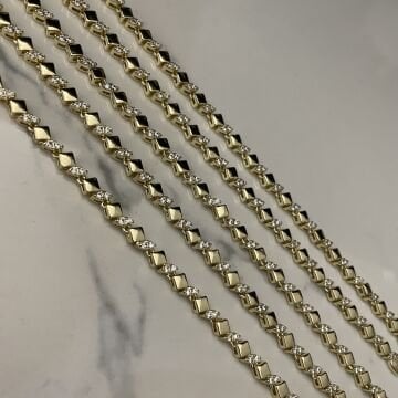 İthal Taş Detaylı Tasarım Bileklik Starlit