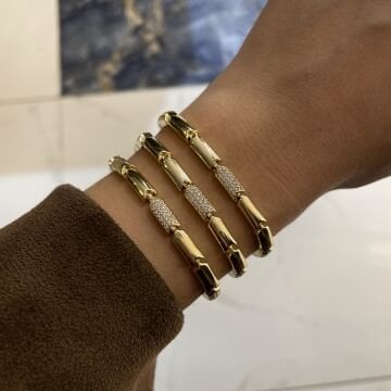 İthal Taş Detaylı Tasarım Bileklik Glow