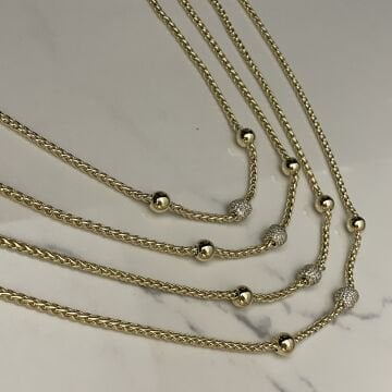 İthal Taş Detaylı Tasarım Kolye