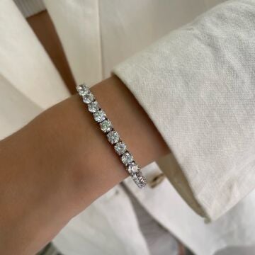 925 Ayar Gümüş Suyolu Bileklik Nixie