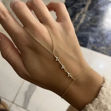 İthal Kutup Yıldızlı Taşlı Şahmeran