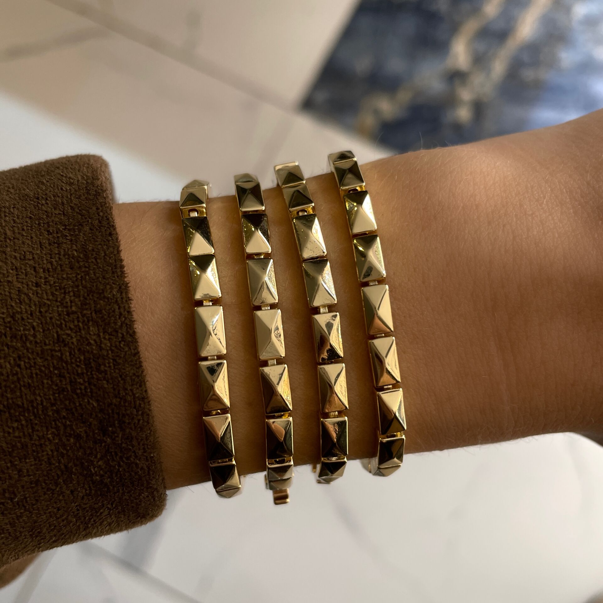 İthal Gold Tasarım Bileklik