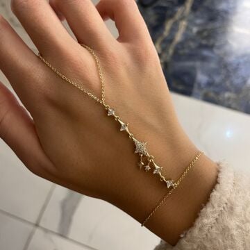 İthal Taşlı Kutup Yıldızlı Tasarım Şahmeran