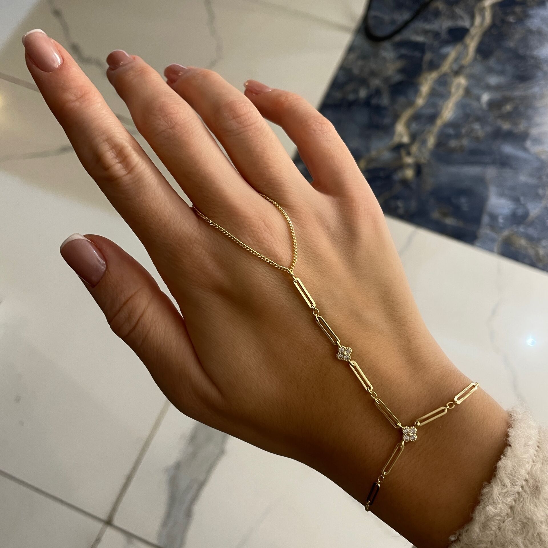 İthal Taşlı Yonca Model Şahmeran